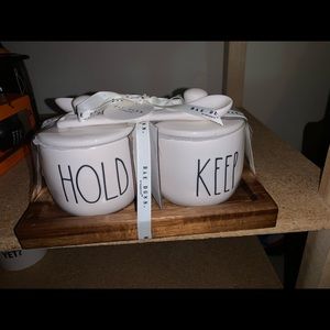 Rae Dunn hold keep jam jelly